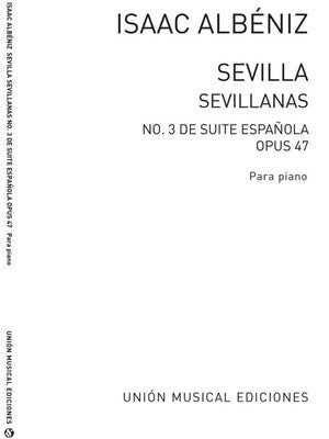 ALBENIZ SEVILLA N.3 PIANO SOLO