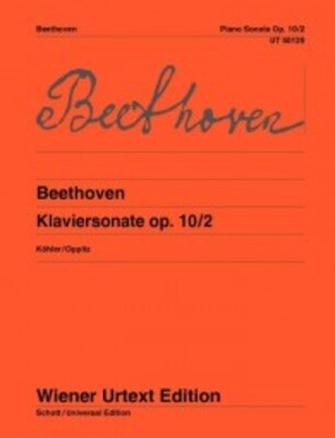 BEETHOVEN - SONATA F MAJOR OP 10 NO 2 URTEXT