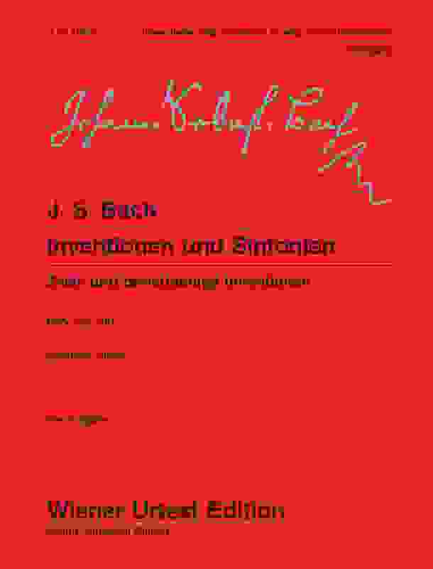 BACH - INVENTIONS TWO AND THREE PART URTEXT NEW EDITION