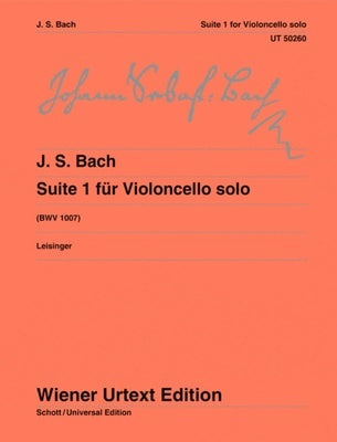 BACH - SUITE NO 1 BWV 1007 CELLO SOLO URTEXT