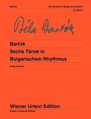 BARTOK - 6 DANCES IN BULGARIAN RHYTHM PIANO