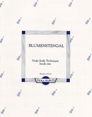 BLUMENSTENGAL - VIOLA SCALE TECHNIQUE BK 1