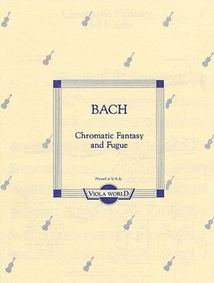 BACH - CHROMATIC FANTASY & FUGUE VIOLA/PIANO