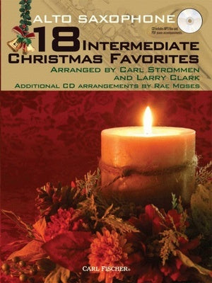 18 INTERMEDIATE CHRISTMAS FAVORITES ALTO SAX BK/