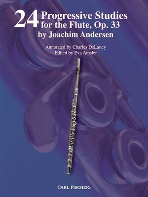 ANDERSEN - 24 PROGRESSIVE STUDIES OP 33 FLUTE
