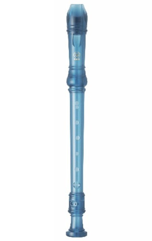 YAMAHA YRS-20BB DESCANT RECORDER BLUE 3 PIECE RAINBOW SERIES
