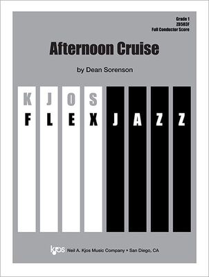 AFTERNOON CRUISE FOR JAZZ ENSEMBLE JE1 FULL SCORE