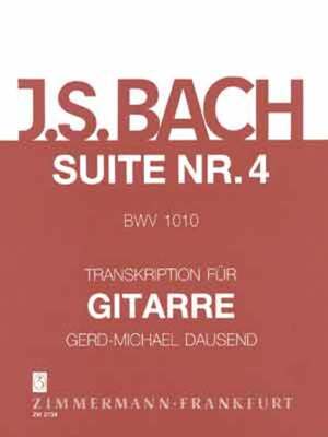 BACH - SUITE NO 4 BWV 1010 GUITAR ARR DAUSEND