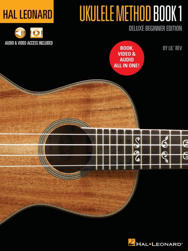 HAL LEONARD UKULELE METHOD DELUXE BEGINNER EDITION BK/OLM