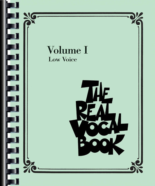 REAL VOCAL BOOK VOL 1 LOW VOICE