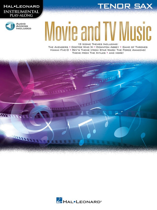 MOVIE AND TV MUSIC FOR TENOR SAX BK/OLA
