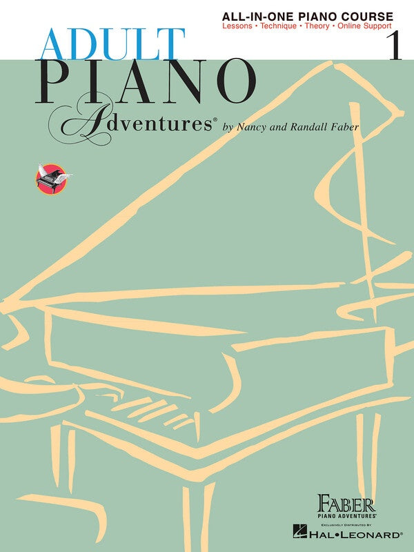 ADULT PIANO ADVENTURES ALL IN ONE LESSON BK 1