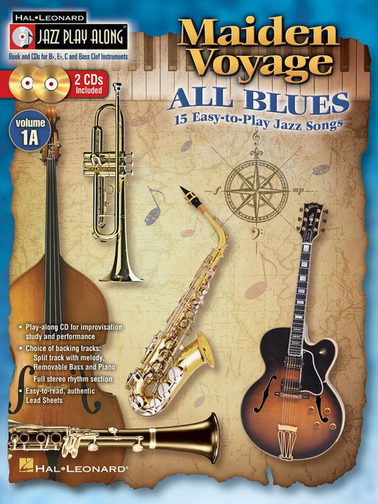 MAIDEN VOYAGE ALL BLUES JAZZ PLAY ALONG V1A BK/2