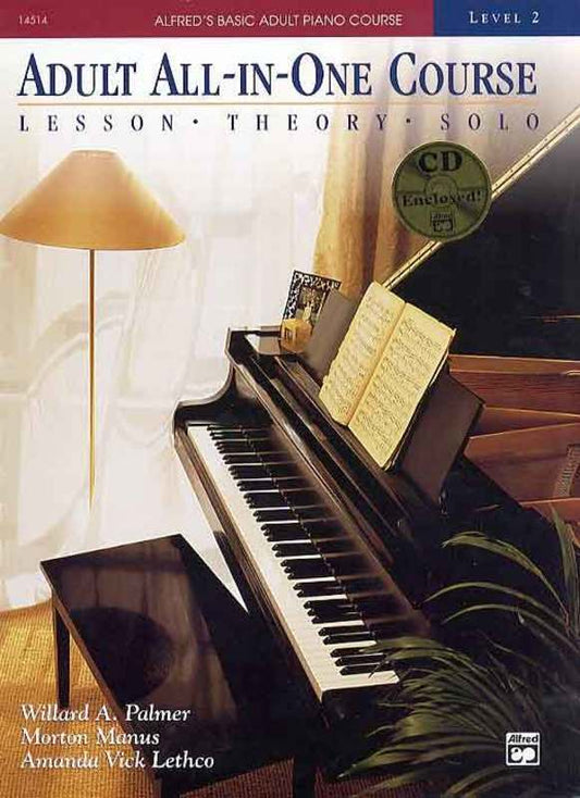 AB ADULT ALL IN ONE PIANO COURSE BK 2 BK/CD