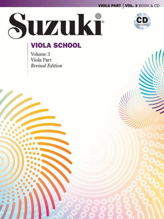 SUZUKI VIOLA SCHOOL VOL 3 VIOLA PART BK/CD