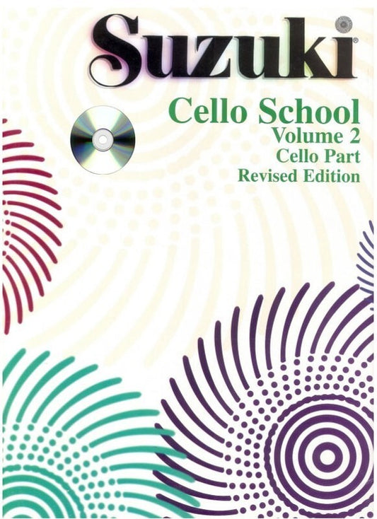 SUZUKI CELLO SCHOOL VOL 2 CELLO PART BK/CD