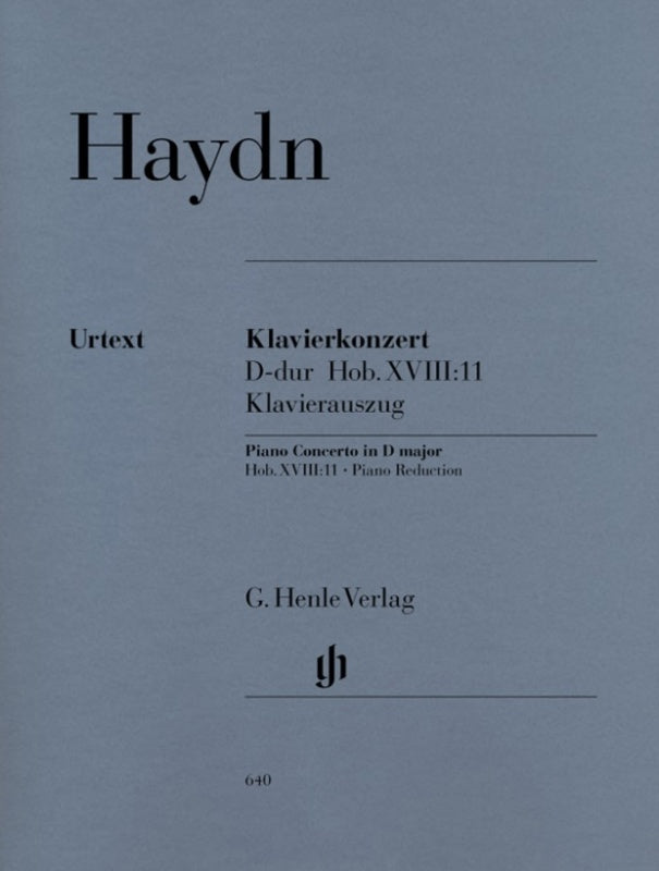 HAYDN - CONCERTO HOB 18 NO 11 D MAJOR 2P 4H