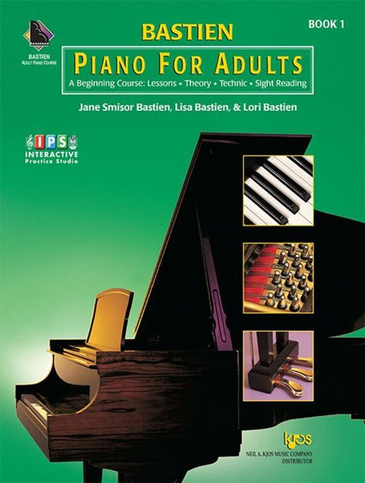 BASTIEN PIANO FOR ADULTS BK 1 BK/OLA