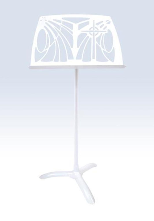 NOTEWORTHY CELTIC CROSS WHITE MUSIC STAND