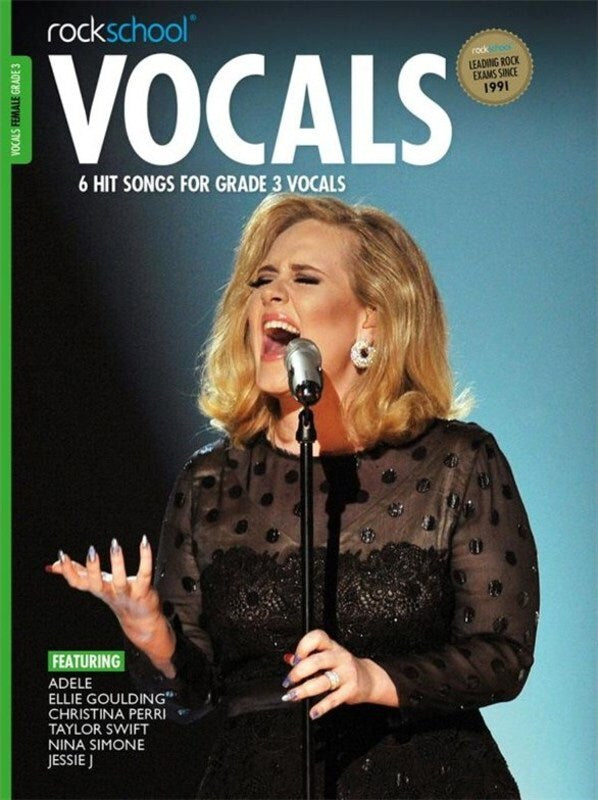 ROCKSCHOOL VOCALS FEMALE GRADE 3 BK/OLA