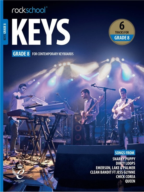 ROCKSCHOOL KEYS GRADE 8 2019+ BK/OLA