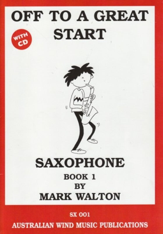 OFF TO A GREAT START ALTO SAX BK 1 BK/CD
