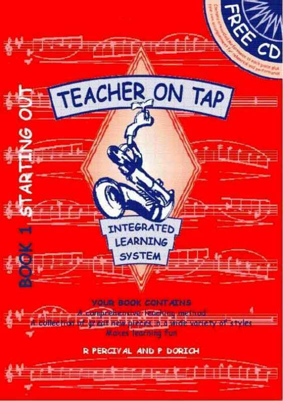 TEACHER ON TAP SAXOPHONE BK 1 B FLAT TENOR BK/CD