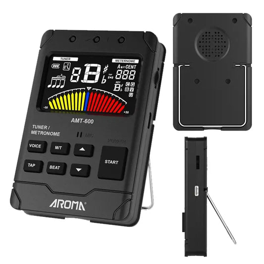 3-in-1 String Guitar Tuner, Metronome and Tone Generator