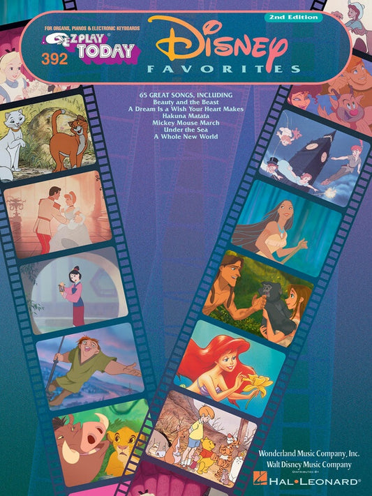 DISNEY FAVORITES EZ PLAY 392 2ND EDITION