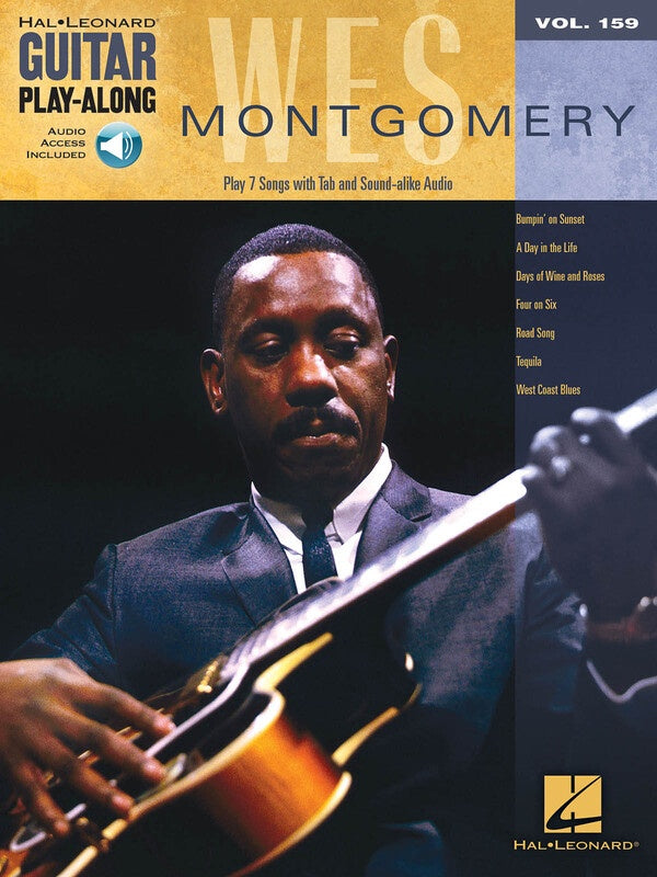 WES MONTGOMERY GUITAR PLAYALONG V159 BK/OLA