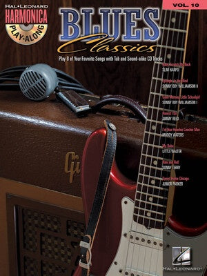 BLUES CLASSICS HARMONICA PLAYALONG V10  BK/CD