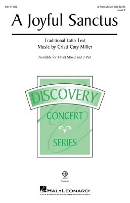 A JOYFUL SANCTUS 3 PART MIXED