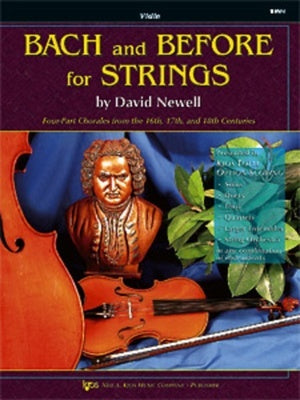 BACH AND BEFORE FOR STRINGS VIOLIN