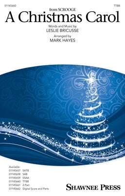 A CHRISTMAS CAROL (FROM SCROOGE) TTBB/PIANO