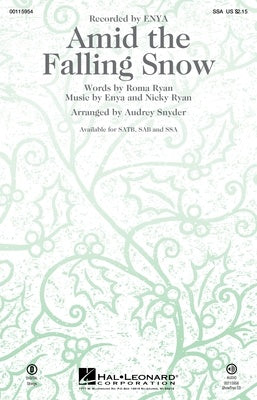 AMID THE FALLING SNOW SSA