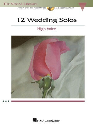 12 WEDDING SOLOS HIGH VOICE BK/CD