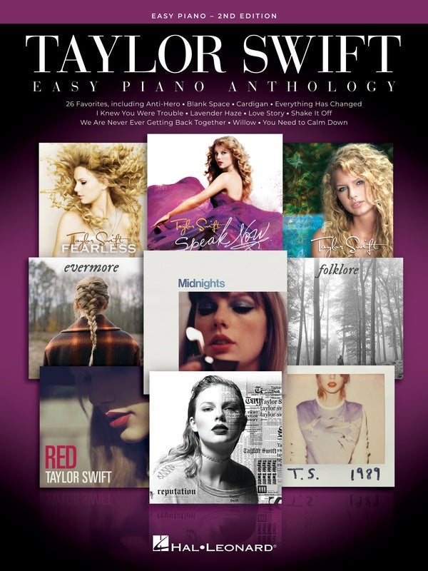 TAYLOR SWIFT EASY PIANO ANTHOLOGY 2ND EDITION