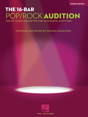 16 BAR POP ROCK AUDITION WOMENS EDITION