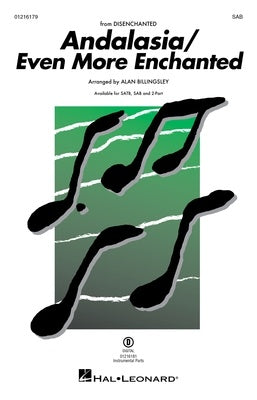 ANDALASIA/EVEN MORE ENCHANTED FROM DISENCHANTED SAB/PIANO