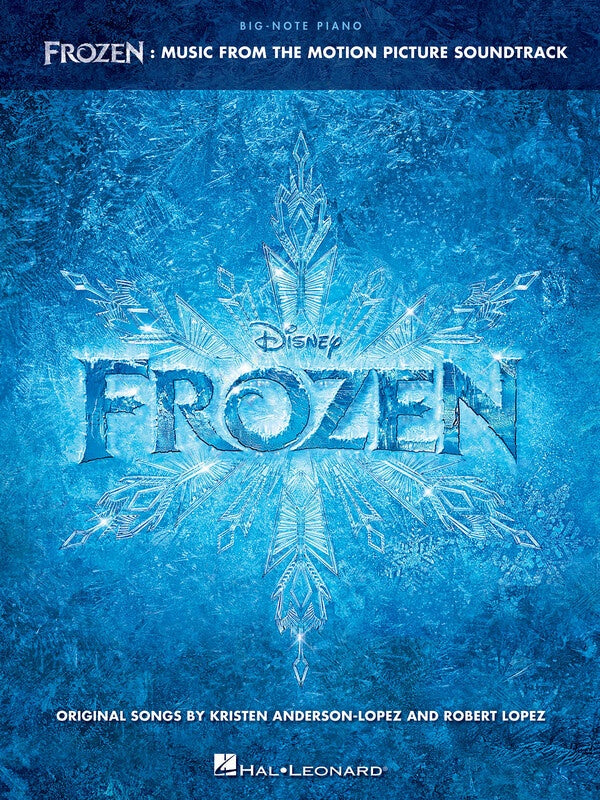 FROZEN FROM THE MOTION PICTURE BIG NOTE PIANO