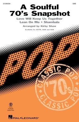 A SOULFUL 70S SNAPSHOT SAB/PIANO