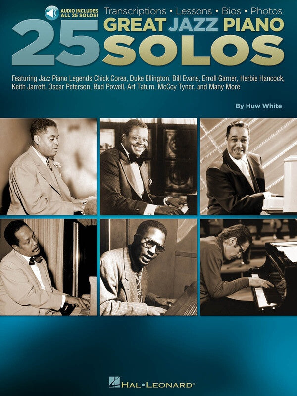 25 GREAT JAZZ PIANO SOLOS BK/OLA