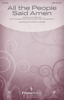 ALL THE PEOPLE SAID AMEN SATB