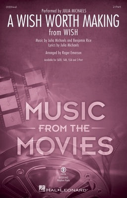 A WISH WORTH MAKING (FROM WISH) 2 PART/PIANO