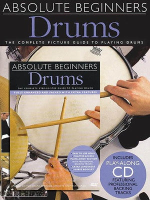 ABSOLUTE BEGINNERS DRUMS BK/CD/DVD