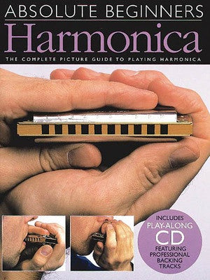 ABSOLUTE BEGINNERS HARMONICA BK/OLA