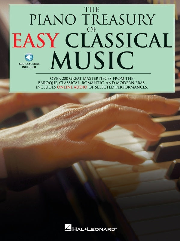 THE PIANO TREASURY OF EASY CLASSICAL MUSIC BK/OLA