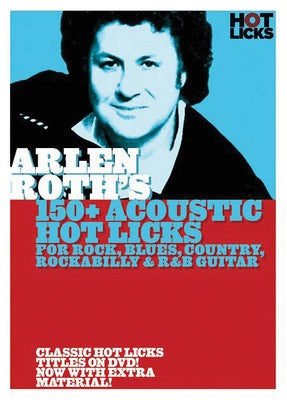 ARLEN ROTH - 150+ ACOUSTIC HOT LICKS GUITAR DVD