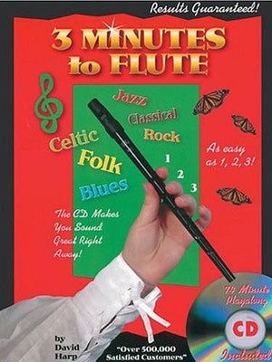 3 MINUTES TO FLUTE BK/CD