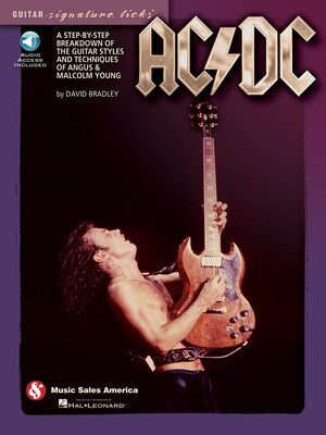 AC/DC GUITAR SIGNATURE LICKS BK/OLA